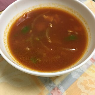 野菜たっぷりトマトスープ